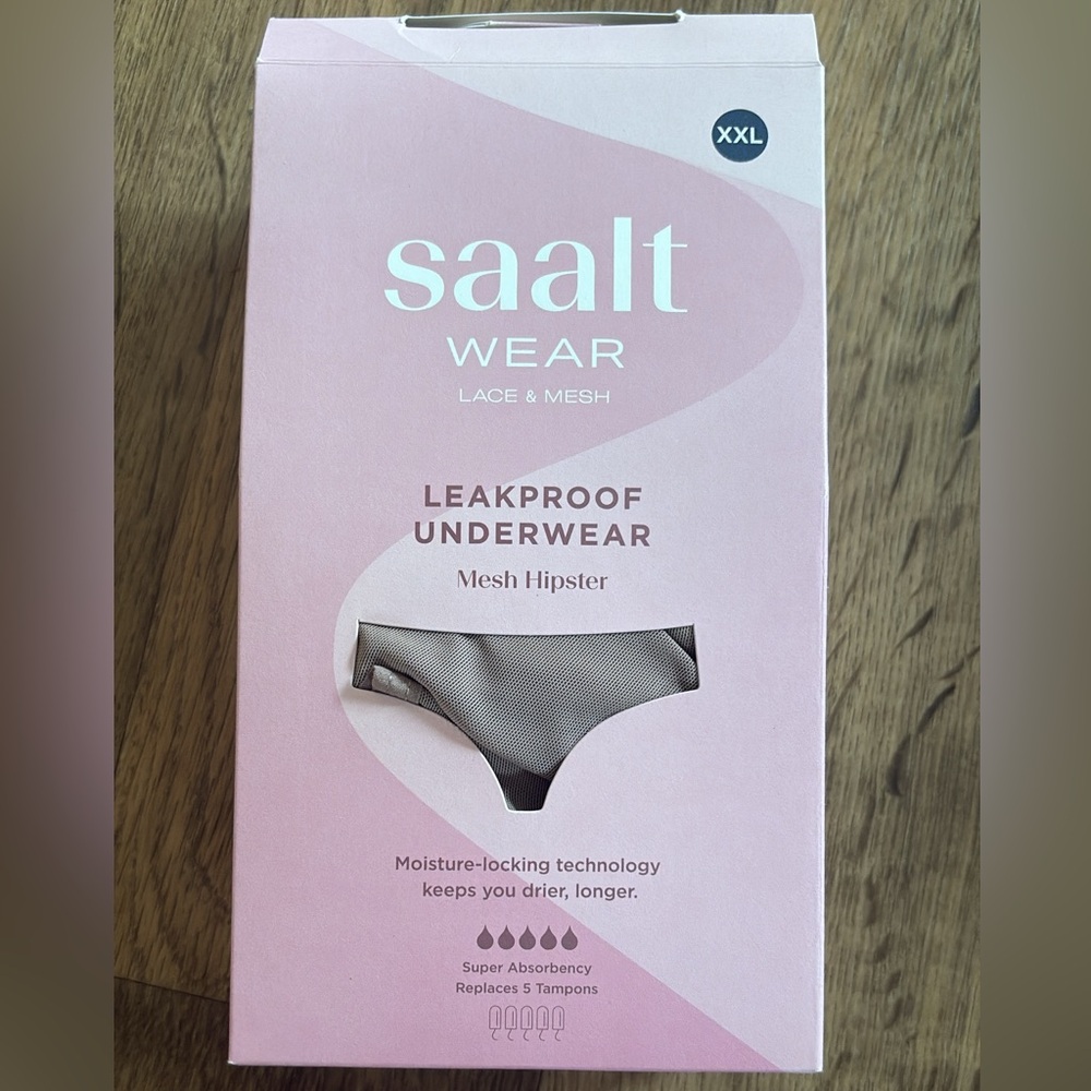 BRAND NEW not tried on Saalt period underwear